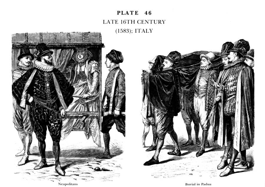 Planche 46a Fin XVIe Siecle - Italie - Late 16Th Century - Italy.jpg